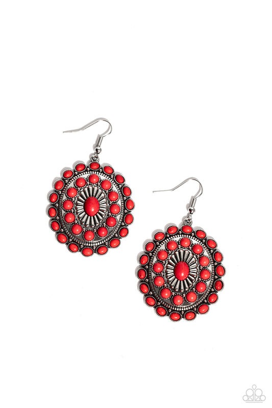 Bohemian Badlands - Red Earrings