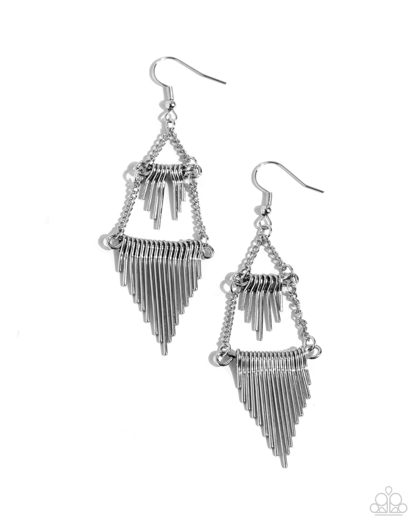 Greco Grotto - Silver Earrings