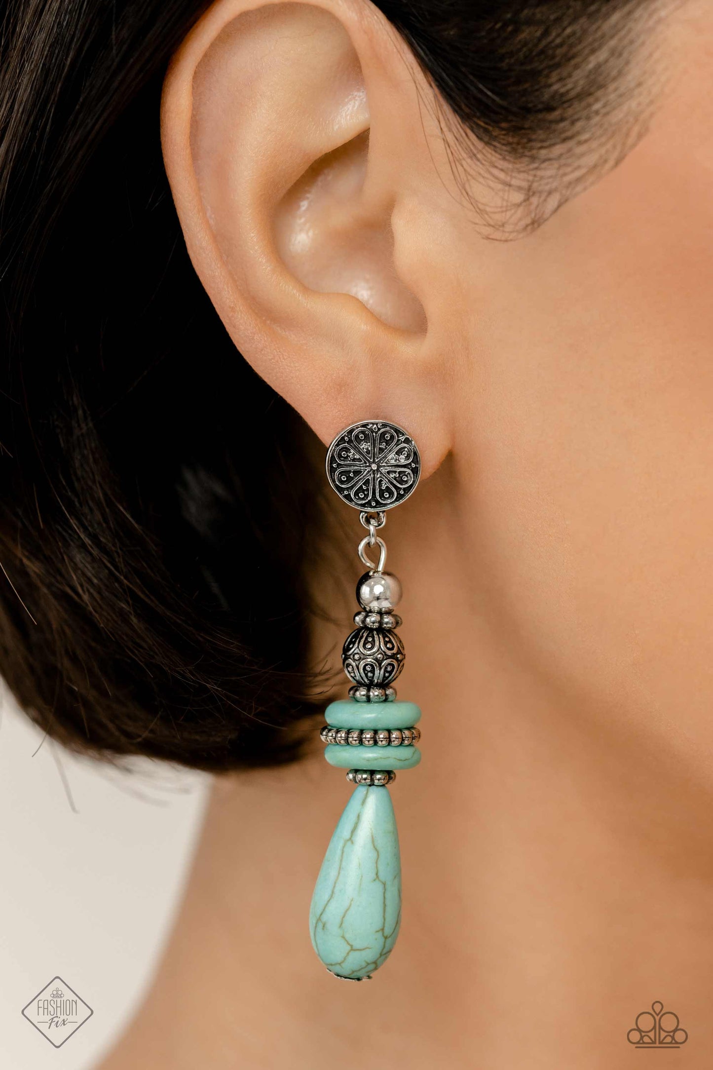 Desert Fever - Blue Earrings