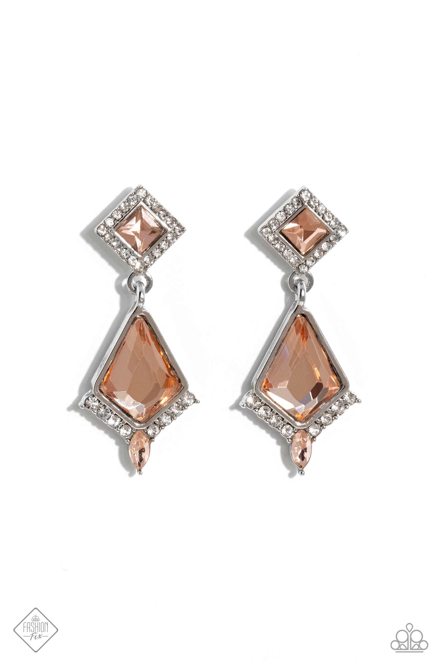 Dapper Display - Orange Earrings