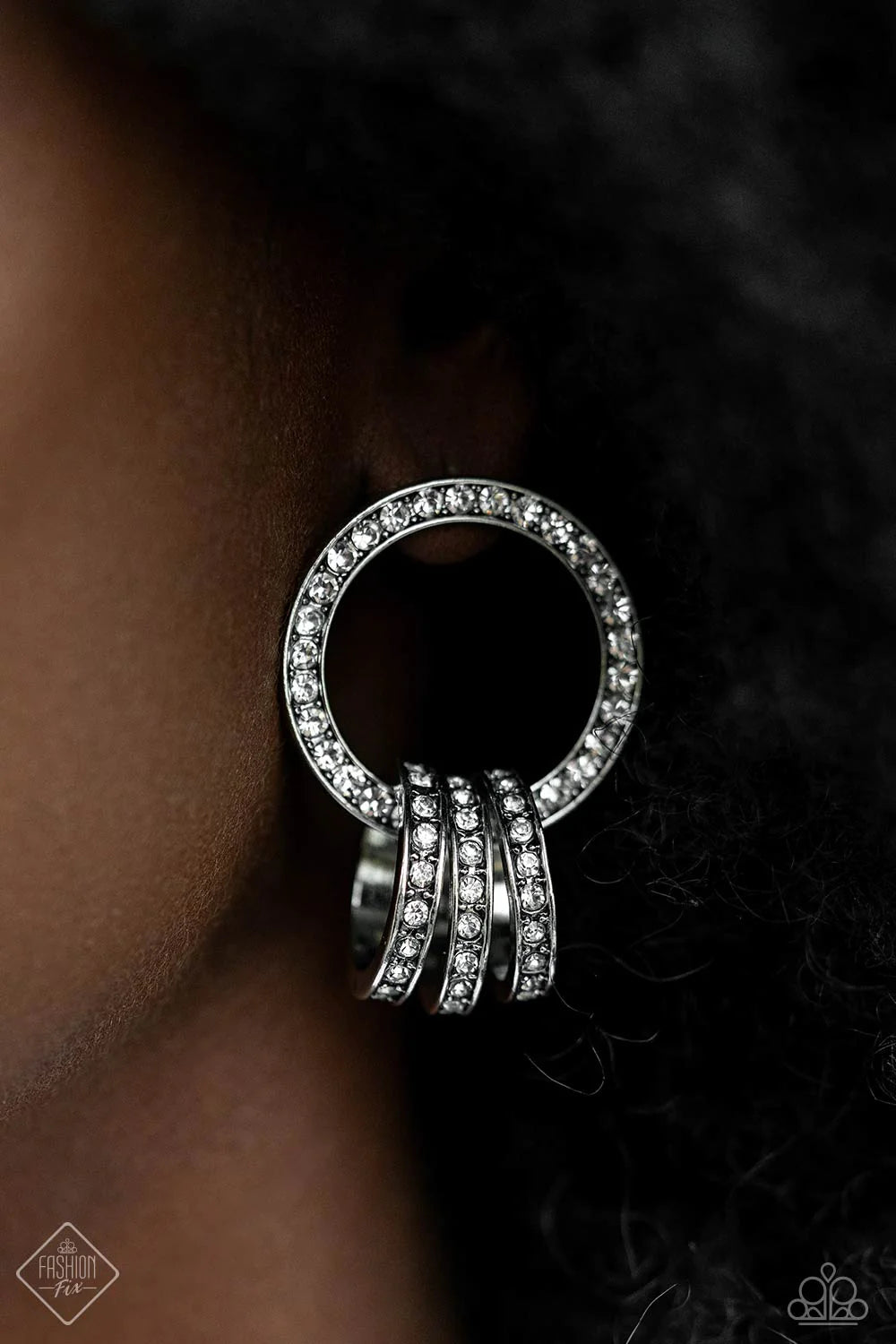 Adorned Allegiance - White Earrings