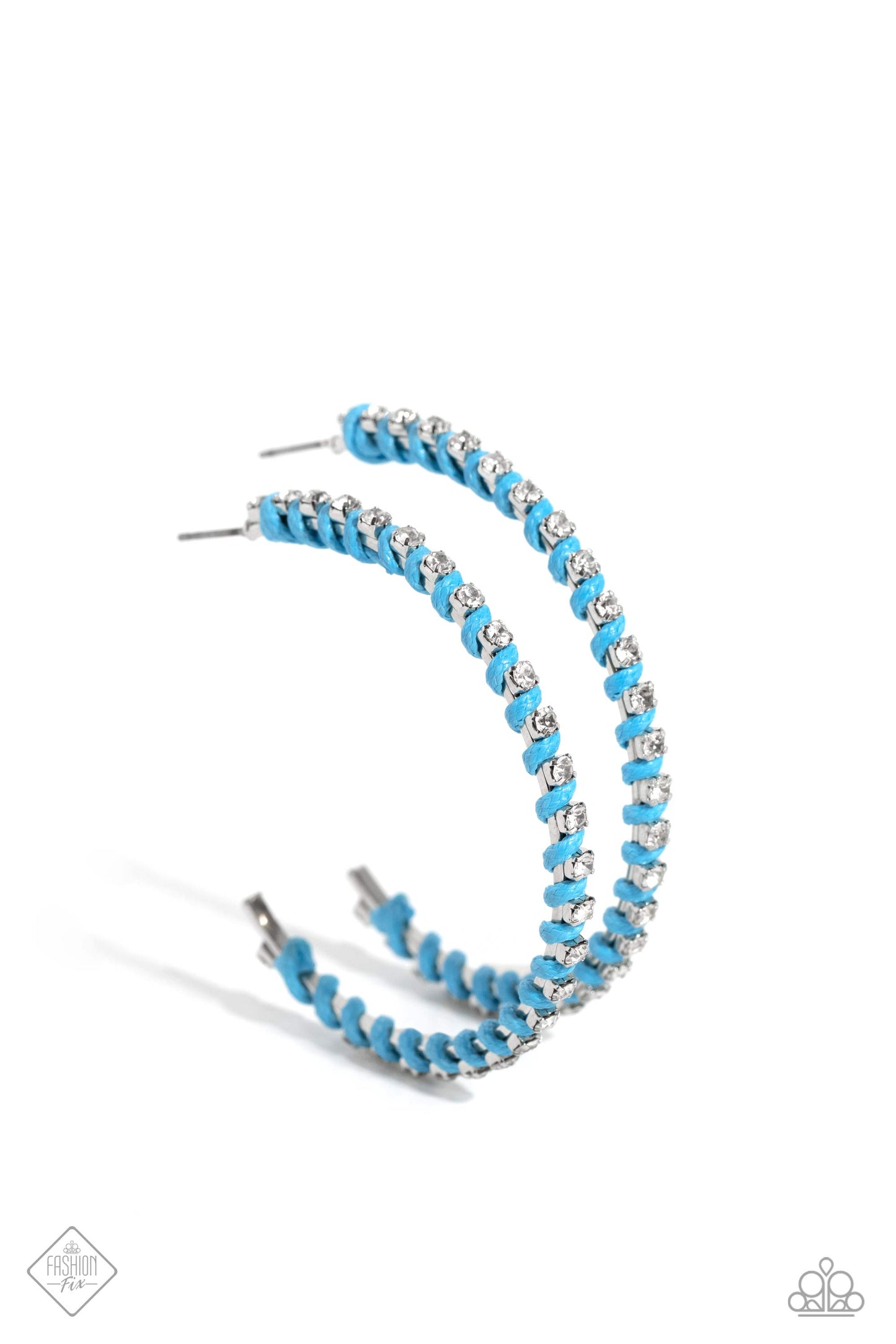 Put a STRING on It - Blue Earrings