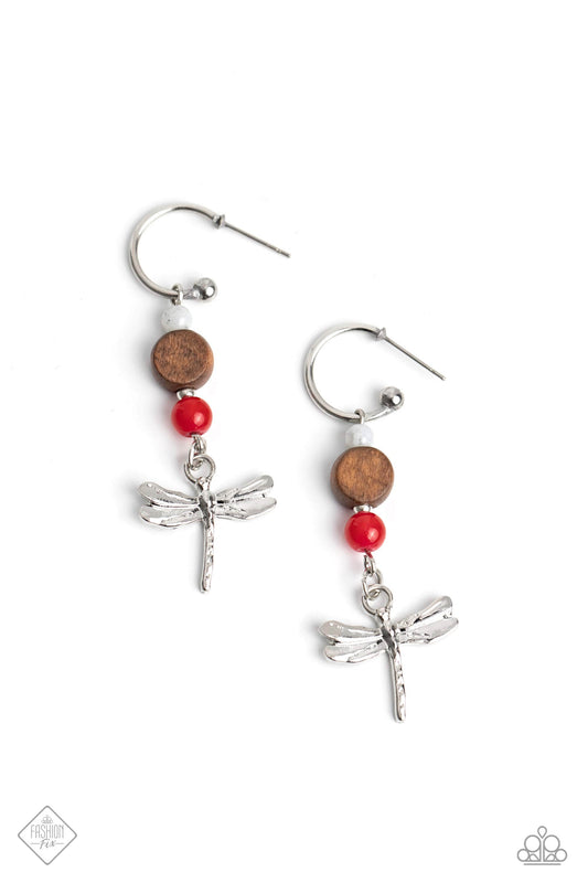 Take BEAD - Red Earrings