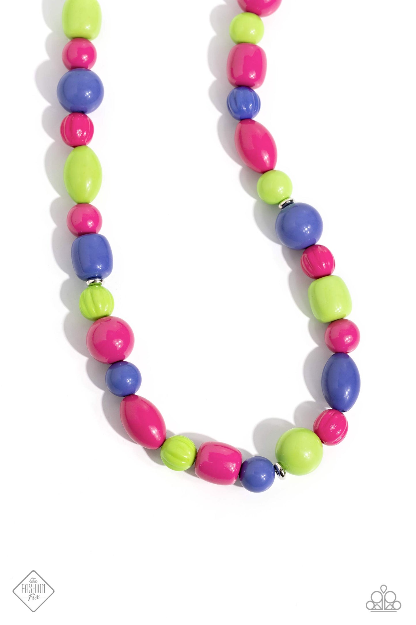 Perfectly Poppin - Pink Necklace