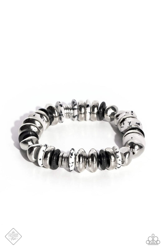 Harmoniously High-End - Black Bracelet