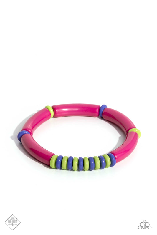 Poppin Pattern - Pink Bracelet