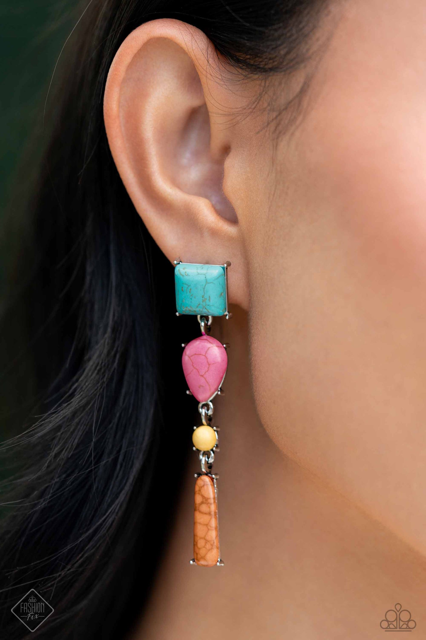 Saharan Sabbatical - Blue Earrings