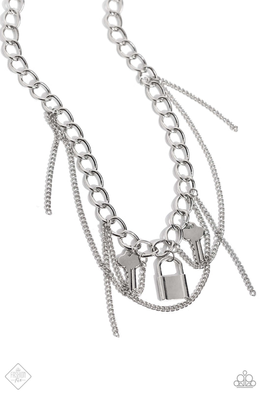 Against the LOCK - Silver Necklace