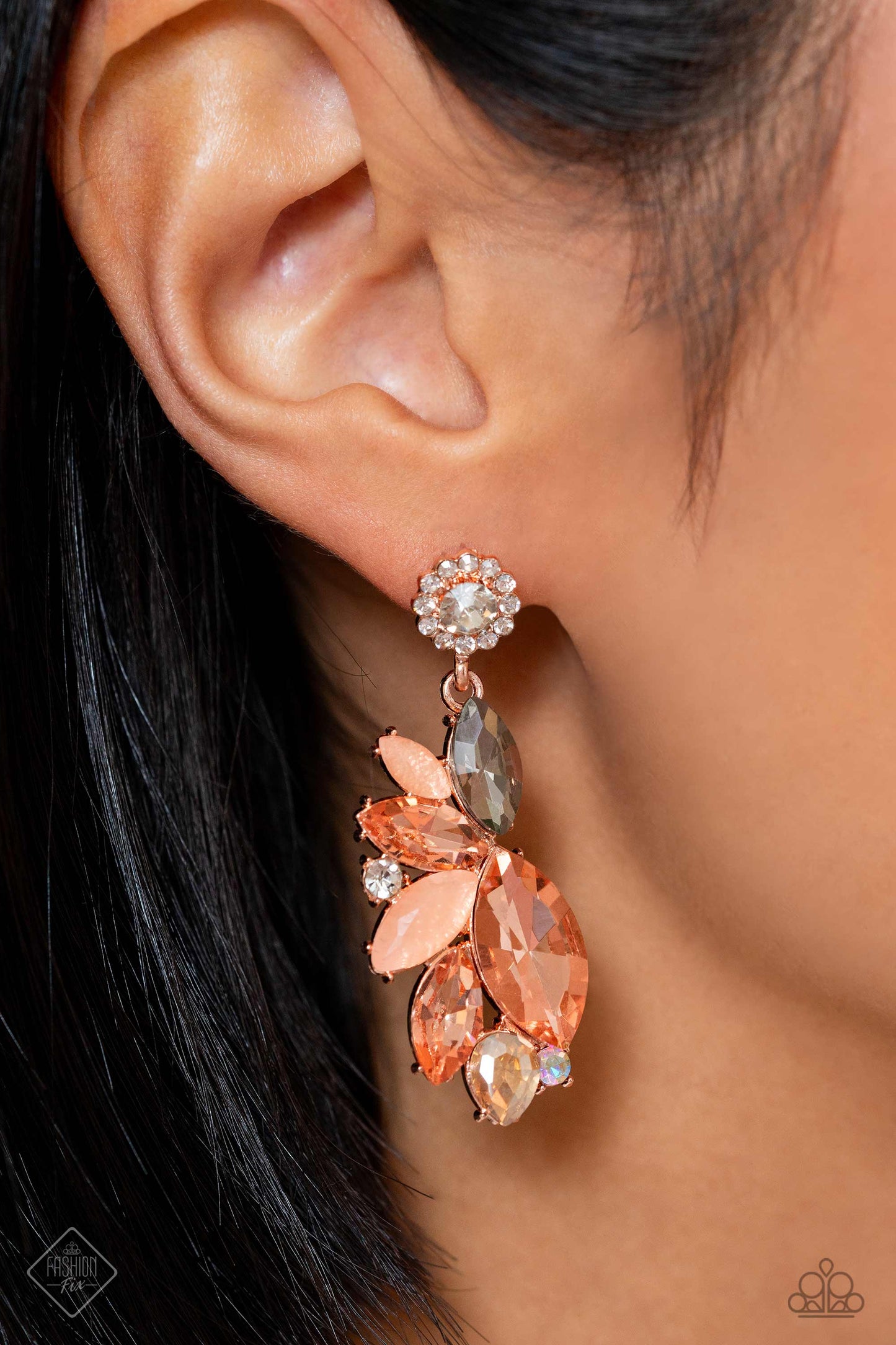 Soft Sashay - Rose Gold Earrings