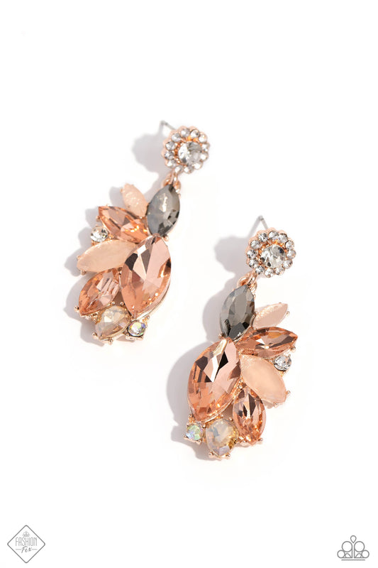 Soft Sashay - Rose Gold Earrings