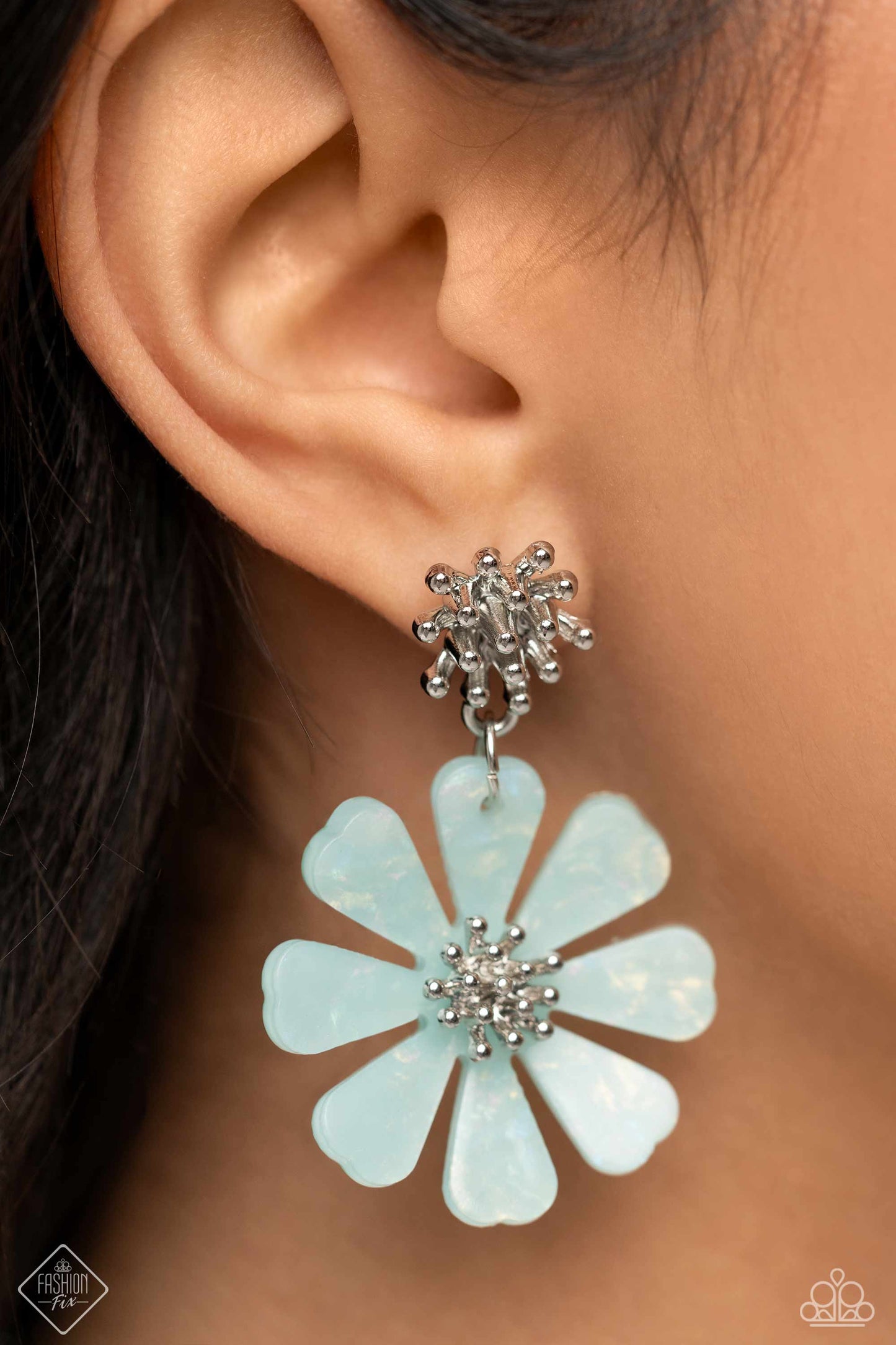 Poetically Pastel - Blue Earrings