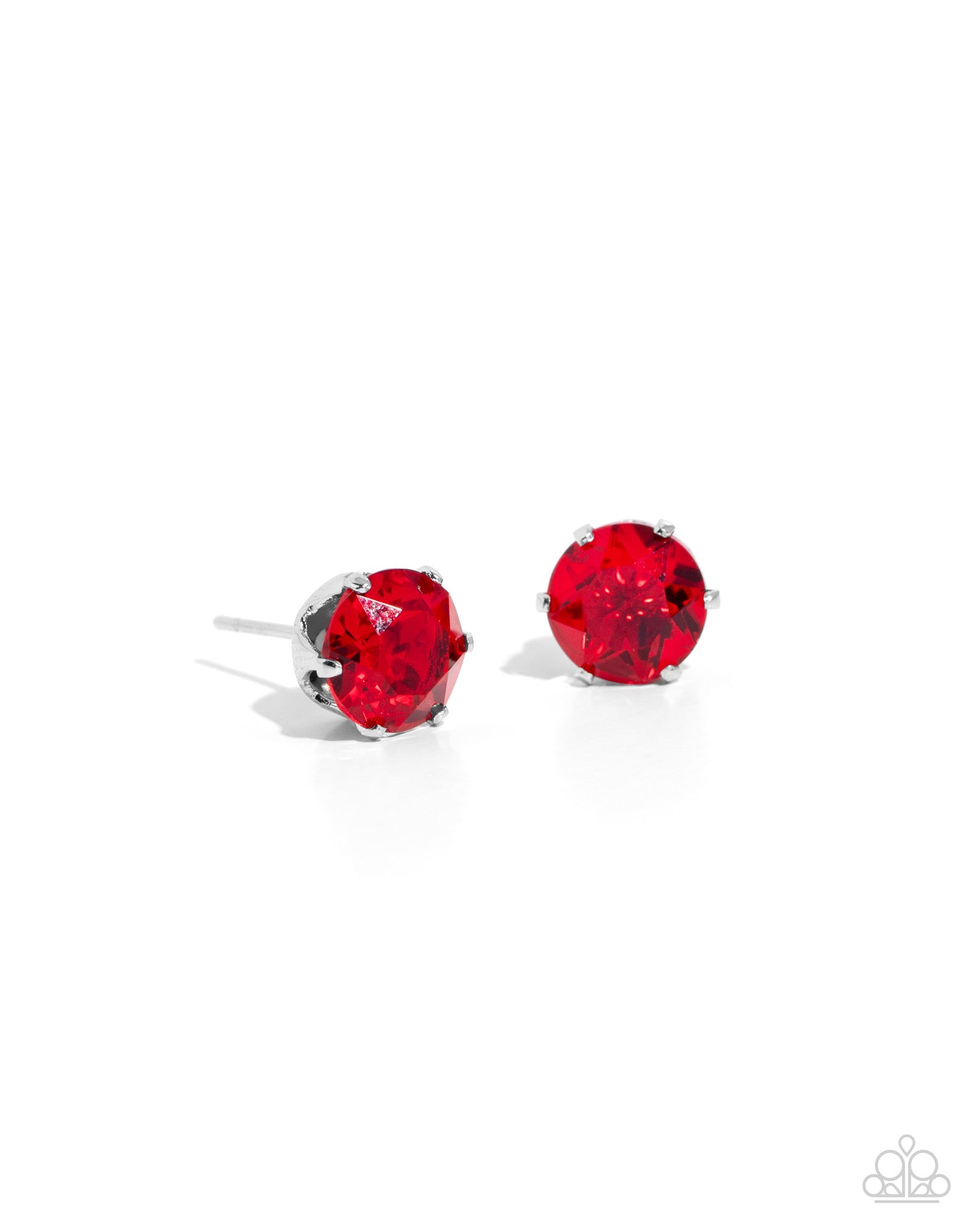 Breathtaking Birthstone - Red Earrings