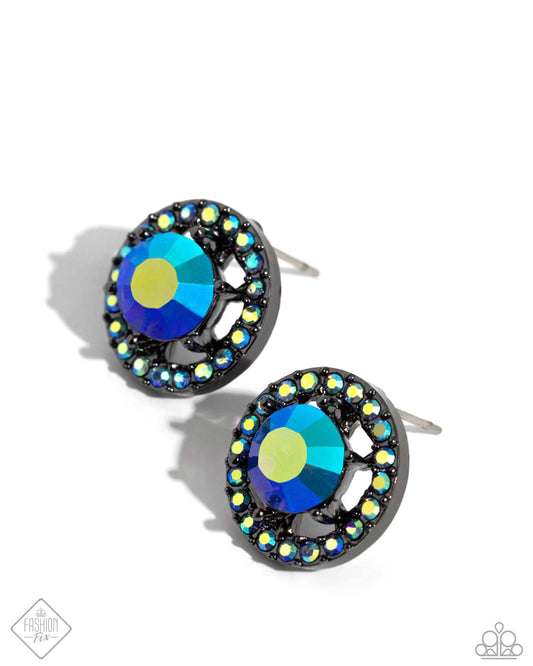 Dynamic Dominance - Blue Earrings