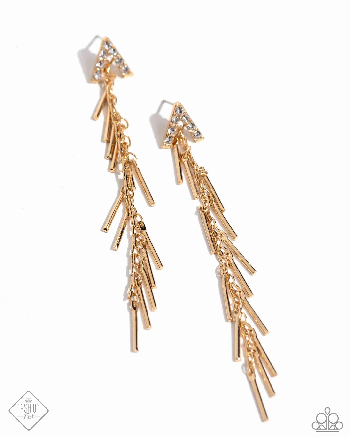 Linear Landmark - Gold Earrings