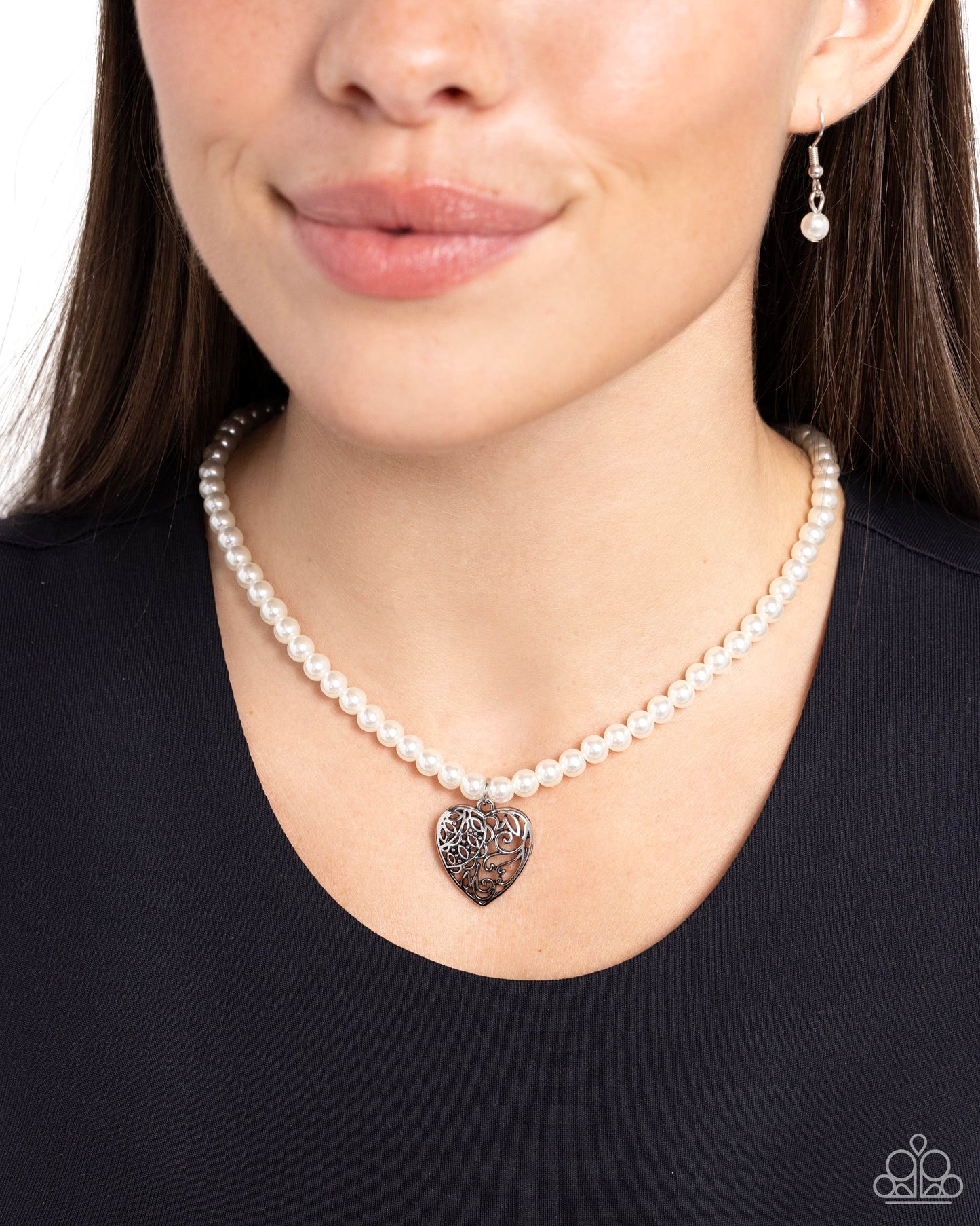 Filigree Infatuation - White Necklace