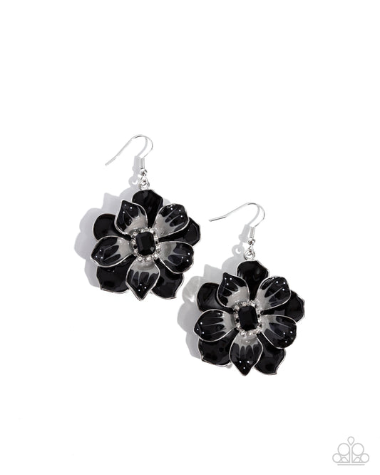 Tropical Treasure - Black Earrings