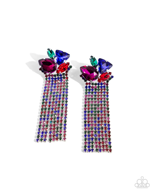 Blinding Blend - Multi Earrings