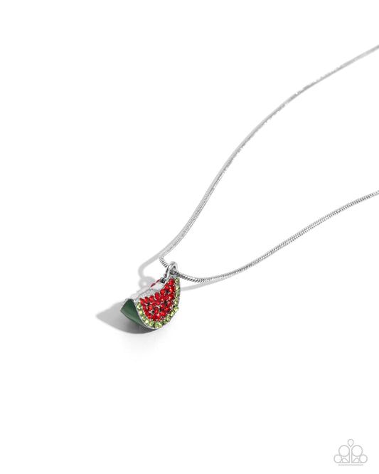 Watermelon Wardrobe - Red Necklace