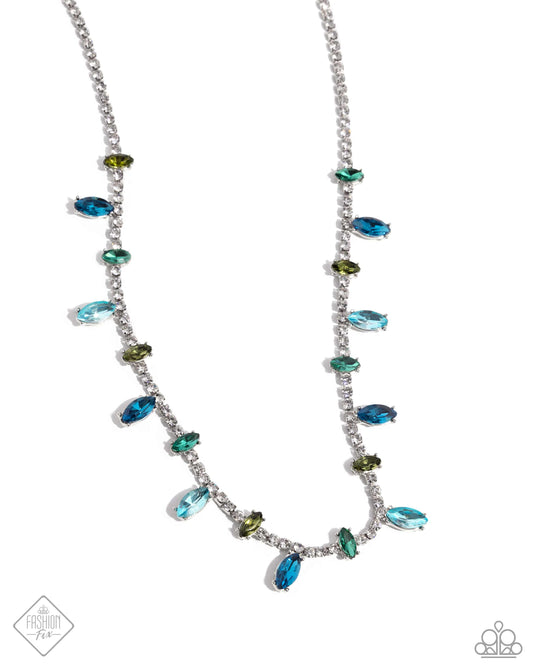 Feminine Fashion - Blue Necklace