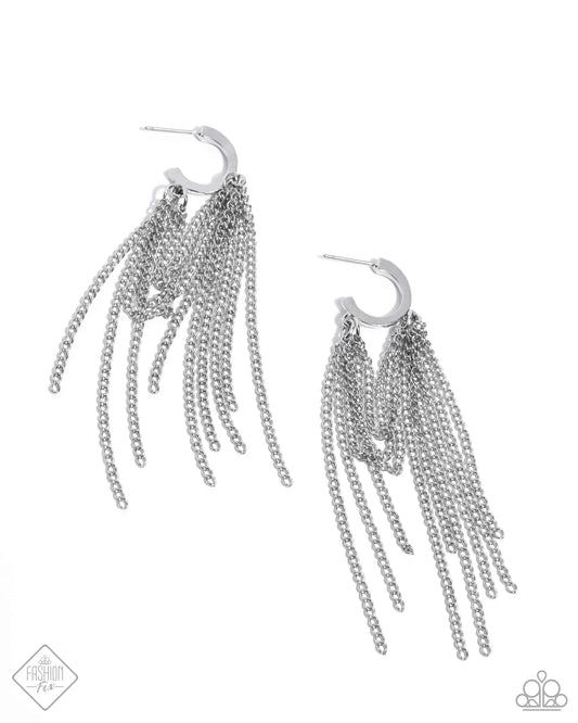 Copious Caliber - Silver Earrings