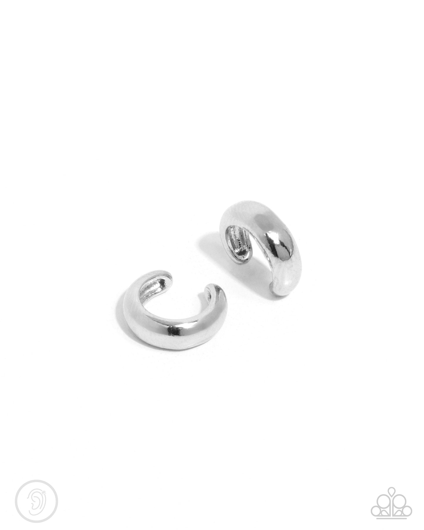 Classic Cuff - Silver Earrings