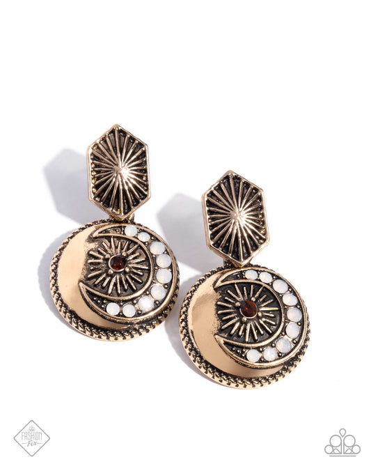 Eclectic Energy - Gold Earrings