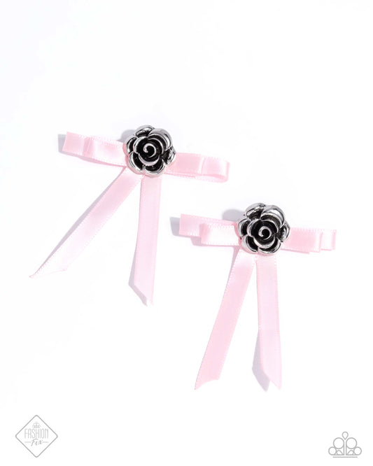 Coquettish Candidate - Pink Earrings