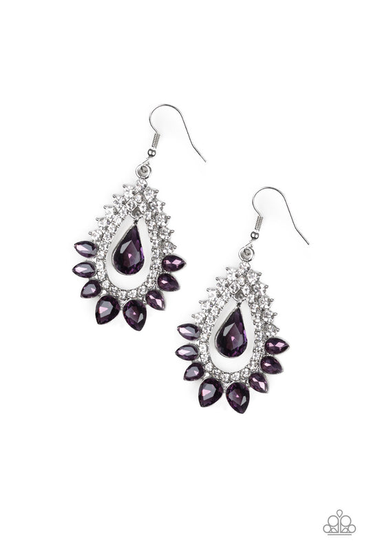 Boss Brilliance - Purple Earrings