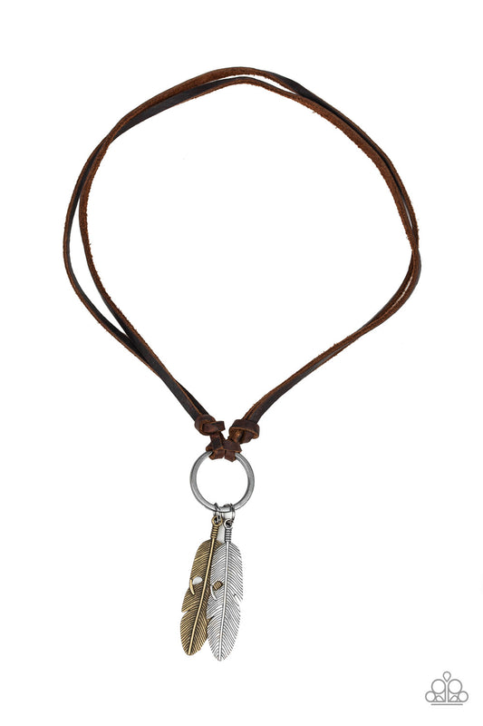 Sky Walker - Brown Urban Necklace