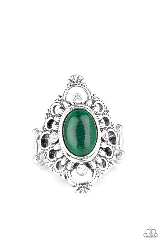 Elegantly Enchanted - Green Ring