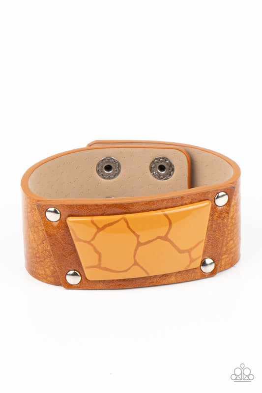 Geo Glamper - Brown Bracelet