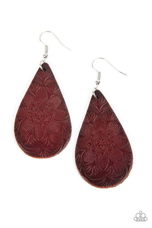 Subtropical Seasons - Brown Earrings