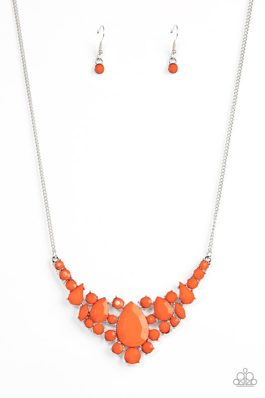 Bali Ballroom - Orange Necklace