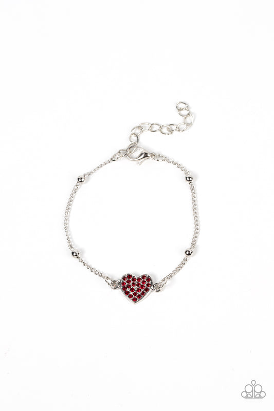 Heartachingly Adorable - Red Bracelet