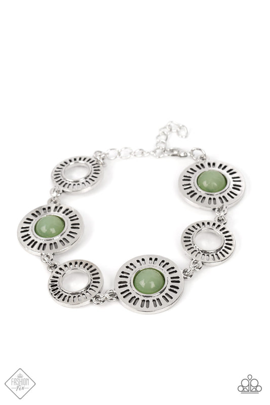 Coastal Charmer - Green Bracelet