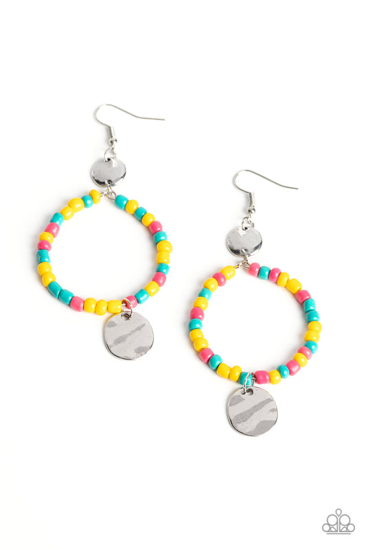 Cayman Catch - Yellow Earrings