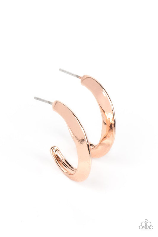 BEVEL Up - Rose Gold Earrings