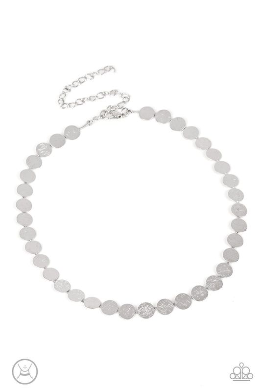 Flash Mob Flicker - Silver Necklace