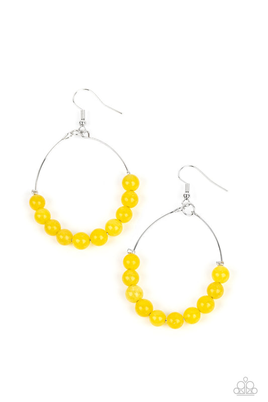 Catch a Breeze - Yellow Earrings