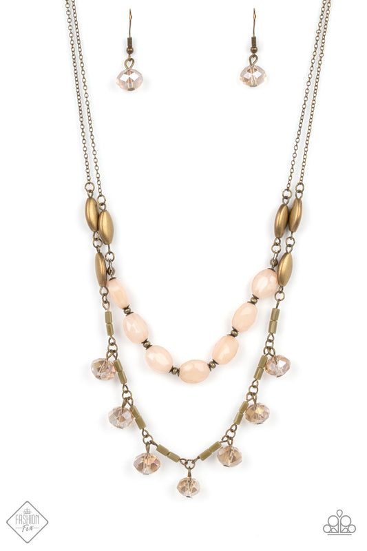 Sheen Season - Brass Necklace