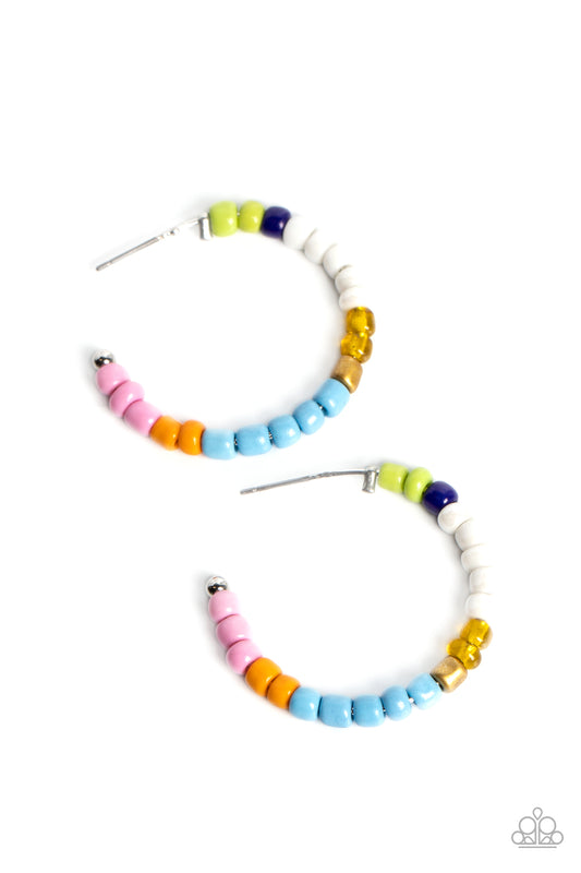 Multicolored Mambo - Multi Earrings