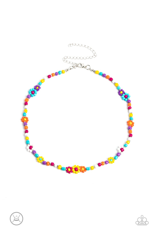 Flower Child Flair - Multi BL/MT - Necklace